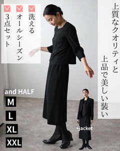 西装套装 Design 黑 裙子 正装 3件