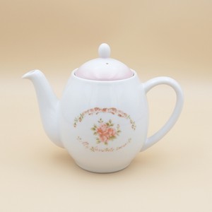 Teapot Ribbon Pottery Knickknacks Made in Japan