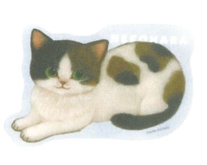 【2025春夏新作】【ねこ雑貨】【ねこハラ文具】ブックマーカー　ブルー　G030-21