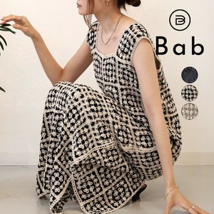 【SALE】再入荷：クロシェロングワンピース◇大人気のワンピース新色登場