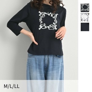 リネンコットン8分袖PO