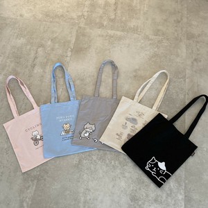 【ふくふくにゃんこ】コットントート　　猫/ギフト/バッグ/FFN/トートバッグ