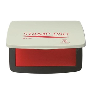 サンビースタンプ台(顔料系) 大型 赤 SA-11