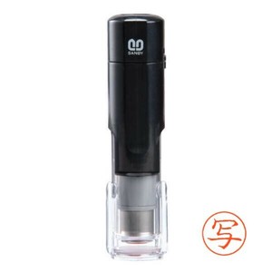 クイックネーム クイックC6 記帳印タイプ 写 ボディカラー:ブラック QC6-015