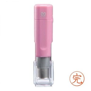 クイックネーム クイックC6 記帳印タイプ 完 ボディカラー:ピンク QC6-P033