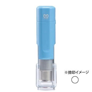クイックネーム クイックC6 通信簿用タイプ 4mm ○ ボディカラー:ブルーQC6-B122