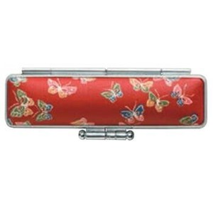 印鑑ケース 赤ローケツ 蝶 12×60用 IB-AR1203