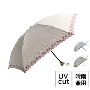 All-weather Umbrella Polyester UV Protection Stripe Foldable Cotton