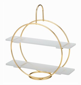 【新商品】プチティースタンド　ミニ（金メッキ）<YUKIWA>(ユキワ）
