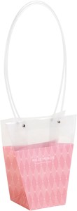 PPバッグ5号用　ロングハンドル　ピンク