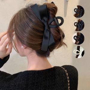 国内即納 ヘアクリップ バンスクリップ リボン