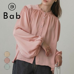 【SALE】ボリュームスリーブギャザーブラウス◇カーディガンとしても使えるブラウス