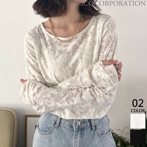 T-shirt Jacquard tops Floral Pattern [2025 NEW]