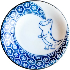 Mino ware Small Plate Dinosaur Back Order Item Pottery Made in Japan