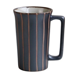 ≪メーカー取寄≫十草　黒　ビッグマグ（簡易箱） [日本製 美濃焼 食器 陶器]