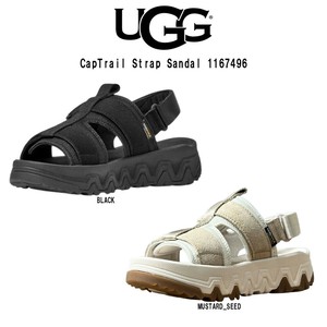 UGG(アグ)サンダル キャプトレイル ストラップ スエード メッシュ 厚底 春夏 調整可 レディース 1167496