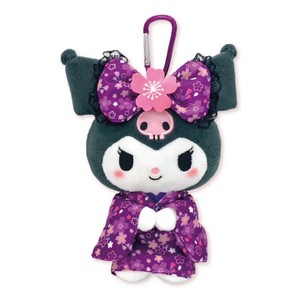 ★再入荷　ぬいぐるみエコバッグ　桜着物　クロミ