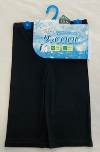 リラCOOLレギンス5分丈（レーヨン高率混・接触冷感）