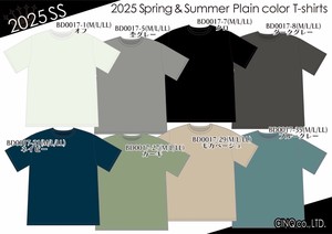 Tシャツ　無地、プリント　5月新商品