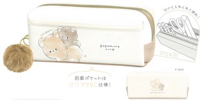 【2025年春夏新作】【おとなりさん】ツインファスナーペンケース　ぽぽむらさん　224358