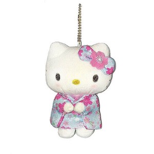Pre-order Doll/Anime Character Plushie/Doll Light Blue Hello Kitty Kimono Mascot Sakura