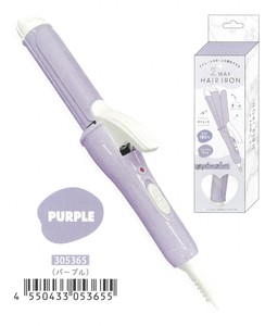 【2025年春夏新作】【ヘアケア】コンパクト2WAYヘアアイロン　パープル　305365