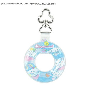■2025SS　新作■　サンリオキャラクターズ　うきわキーホルダー　シナモロール