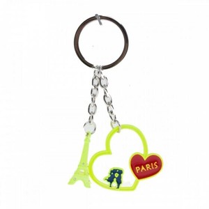 フランス直輸入　PARIS FLUO AMOUREUX　キーホルダー　エッフェル塔
