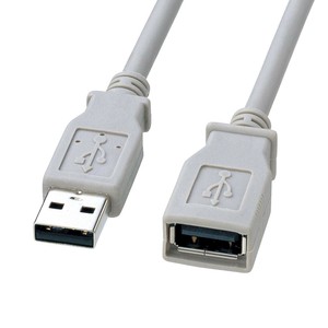 サンワサプライ エコUSB延長ケーブル 1m KU20-ECEN1K