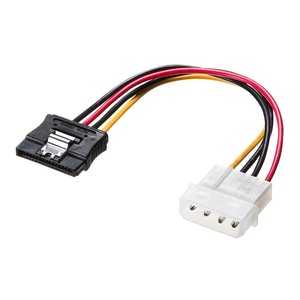 サンワサプライ シリアルATA電源ケーブルラッチ付き TK-PWSATALAN