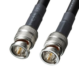 サンワサプライ SDIケーブル HD-SDI/3G-SDI対応 ブラック 5m KM-SDI05