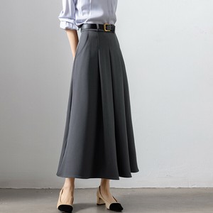 ハイウエスト ギャザースカート