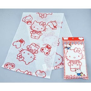 タツネ ハローキティボディタオル RD レッド 浴用用品 バス用品 バスグッズ 体洗