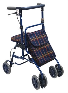 島製作所 フォルテライト 格子NB シルバーカー 折りたたみ コンパクト 介護用品