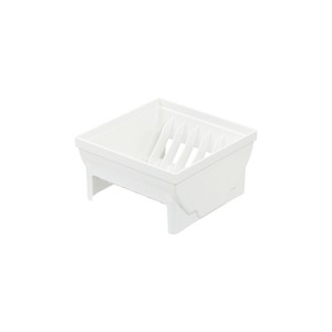 リッチェル トトノ ディッシュスタンドR ミニ ホワイト キッチン シンク下収納 皿