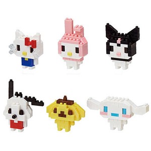 ナノブロック ミニナノ サンリオキャラクターズ NBMC_04  BOXセット 6個