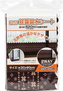 ユーザー(USER) 窓に貼る結露吸水シート ノルディック U-Q303