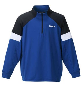 SRIXON ビッグサイズ メンズ 【松山プロ共同開発】ハーフジップハイブリッドプルオーバー ブルー