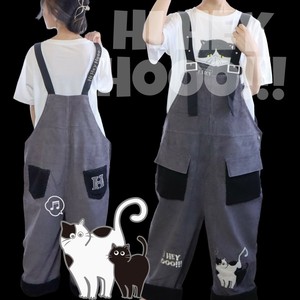 Jumpsuit/Romper Salopettes Ladies fashion Corduroy Men's