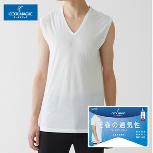 COOLMAGIC（クールマジック）/紳士　圧巻の通気性　Vネックスリーブレスシャツ