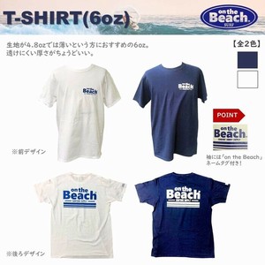 オンザビーチ on the Beach【6オンス / Tシャツ / 後ろロゴ】全2色  OTB-T10sp
