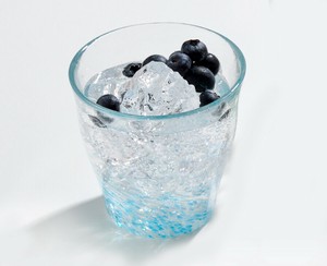 Cup/Tumbler Light Blue Rock Glass