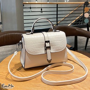 ワニ革モチーフPUショルダーバッグ 小さめ 上品 2way ハンドバッグ  【2025SS】 WU3188