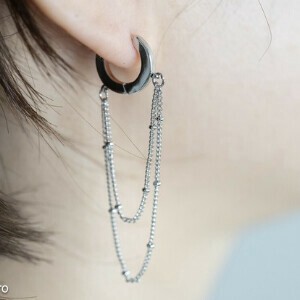 Pierced Earrings Titanium Post Lightweight