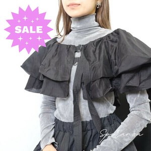 ■WEB特別価格■マルチWAYシアーペプラムベスト　フリル　スペランザ