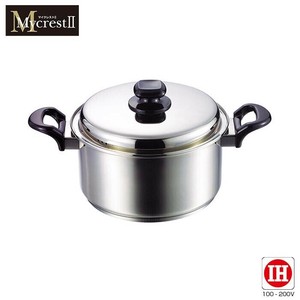 「マイクレストII」両手鍋22cm MT-22W
