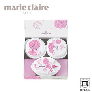 「マリ・クレール」」ローズブルーミング」電子レンジ容器3pcセット MC-667