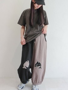 Full-Length Pant Ladies fashion Bicolor Shark Patch Men's