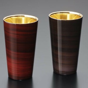<キッチン>漆麿 ストレートタンブラー2PC 暁月・紫影　(TS-15)