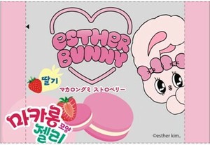 EstherBunny エスターバニー マカロングミ 28g ストロベリー マンゴー 韓国人気キャラクター SNS映え